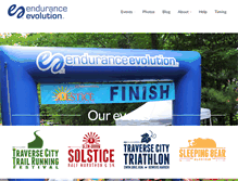 Tablet Screenshot of enduranceevolution.com